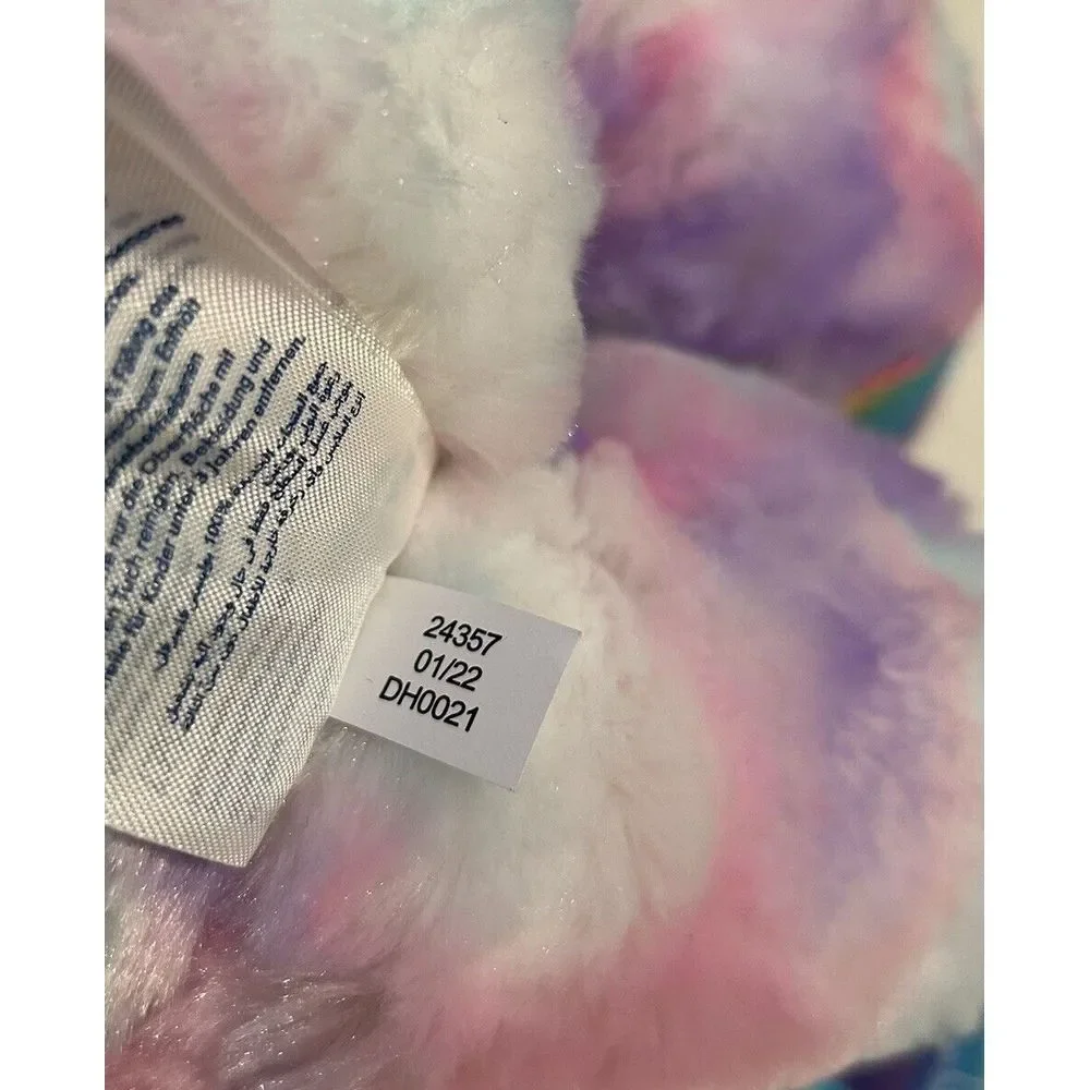 Build A Bear BAB Pastel Swirl Kitty Cat Plush‎  Meow Sound And Outfit/shoes